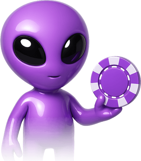 Friendly alien mascot